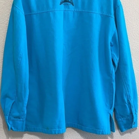 Byrkit Inc NWT Teal Blue Long Sleeve Shirt - Picture 11 of 16